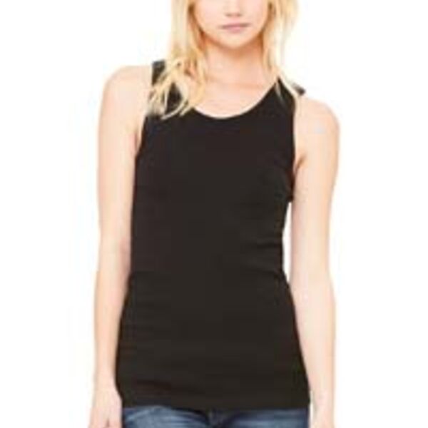 Ladies’  5.8 oz., 1x1 Baby Rib Widestrap Tank Thumbnail