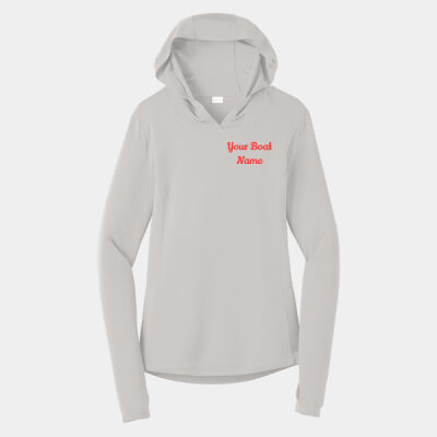 Ladies Long Sleeve Hooded Dri Fit Thumbnail