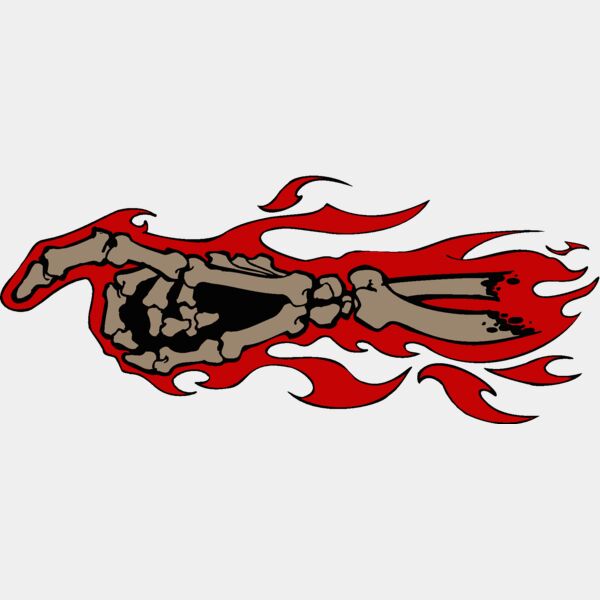 flaming hand 01 Thumbnail