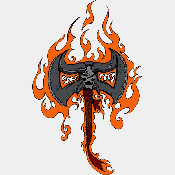 flaming axe 03 Thumbnail