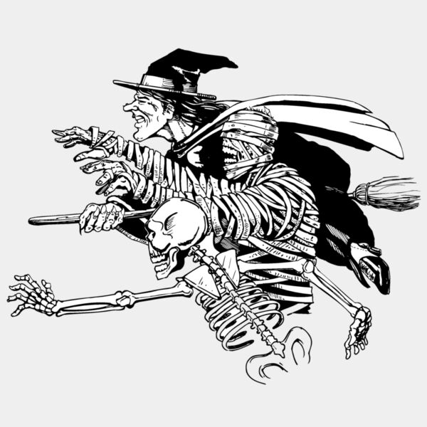 witch4 mummy skeleton Thumbnail
