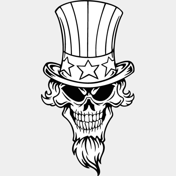 patriotic skull 02 Thumbnail