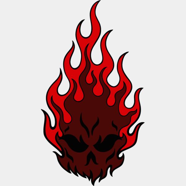 flaming skull 05 Thumbnail
