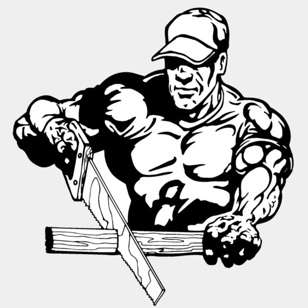 man and handsaw Thumbnail