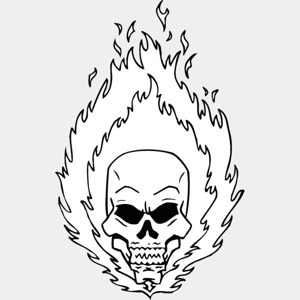 flaming skull 04 Thumbnail