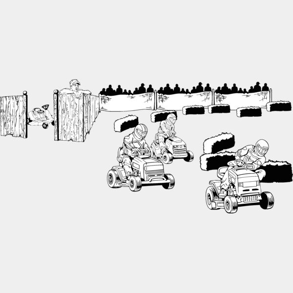 lawn mower race Thumbnail