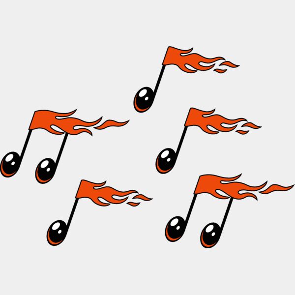 flaming notes Thumbnail