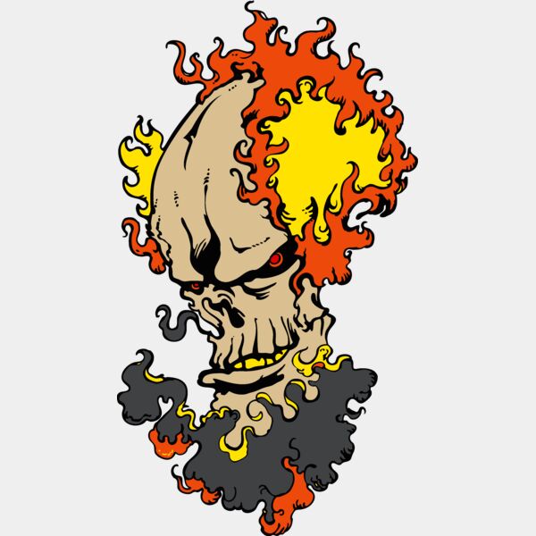 flaming skull 02 Thumbnail