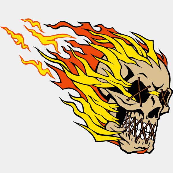 flaming skull 01 Thumbnail