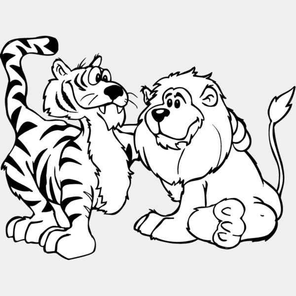 tiger and lion Thumbnail