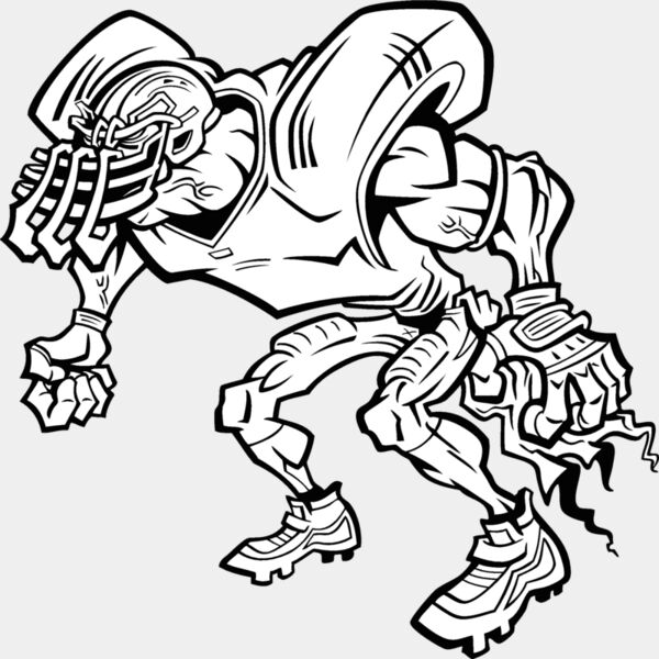 footbllplyr06v4bw Thumbnail