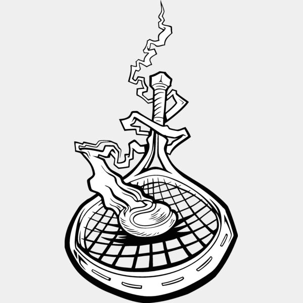 tennis08v4bw Thumbnail