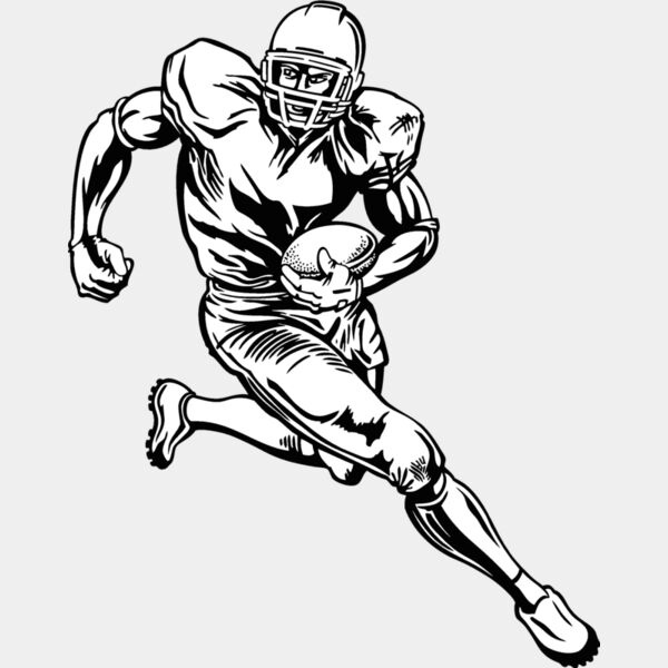 footbllplyr02v4bw Thumbnail