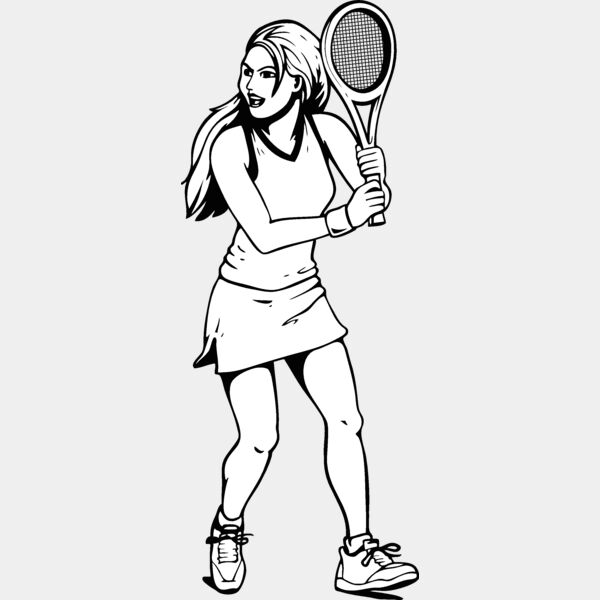 tennis11v4bw Thumbnail