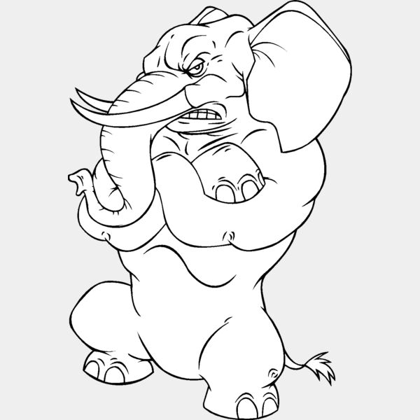 elephant standing on ball Thumbnail