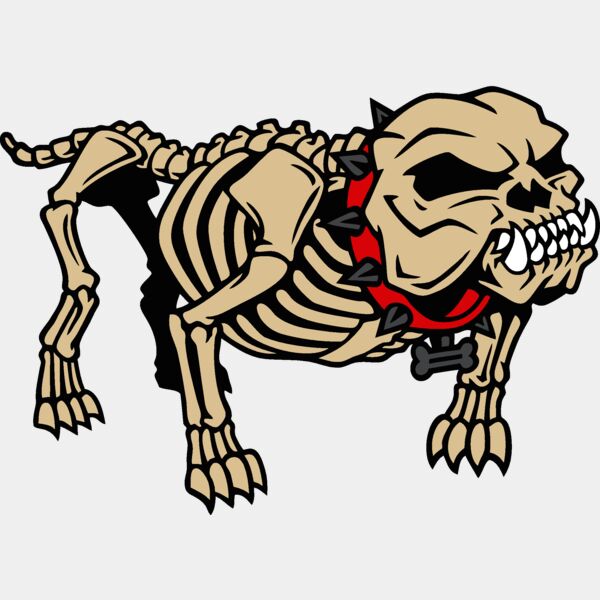 bulldog skeleton Thumbnail
