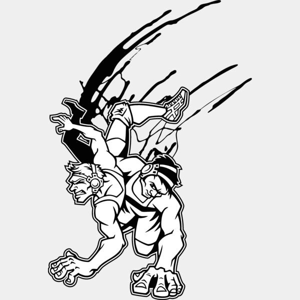 wrestle03v4bw Thumbnail