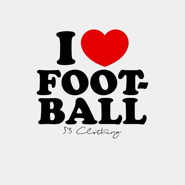i heart football Thumbnail