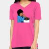 Missy's Relaxed Jersey Short-Sleeve V-Neck T-Shirt Thumbnail