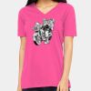 Missy's Relaxed Jersey Short-Sleeve V-Neck T-Shirt Thumbnail