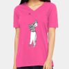 Missy's Relaxed Jersey Short-Sleeve V-Neck T-Shirt Thumbnail