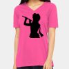 Missy's Relaxed Jersey Short-Sleeve V-Neck T-Shirt Thumbnail