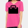 Missy's Relaxed Jersey Short-Sleeve V-Neck T-Shirt Thumbnail