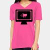 Missy's Relaxed Jersey Short-Sleeve V-Neck T-Shirt Thumbnail