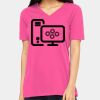 Missy's Relaxed Jersey Short-Sleeve V-Neck T-Shirt Thumbnail