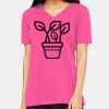 Missy's Relaxed Jersey Short-Sleeve V-Neck T-Shirt Thumbnail