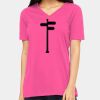 Missy's Relaxed Jersey Short-Sleeve V-Neck T-Shirt Thumbnail