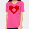 Missy's Relaxed Jersey Short-Sleeve V-Neck T-Shirt Thumbnail