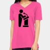 Missy's Relaxed Jersey Short-Sleeve V-Neck T-Shirt Thumbnail