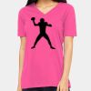 Missy's Relaxed Jersey Short-Sleeve V-Neck T-Shirt Thumbnail