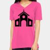 Missy's Relaxed Jersey Short-Sleeve V-Neck T-Shirt Thumbnail
