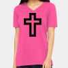Missy's Relaxed Jersey Short-Sleeve V-Neck T-Shirt Thumbnail
