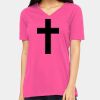 Missy's Relaxed Jersey Short-Sleeve V-Neck T-Shirt Thumbnail
