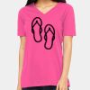 Missy's Relaxed Jersey Short-Sleeve V-Neck T-Shirt Thumbnail