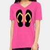 Missy's Relaxed Jersey Short-Sleeve V-Neck T-Shirt Thumbnail