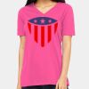 Missy's Relaxed Jersey Short-Sleeve V-Neck T-Shirt Thumbnail