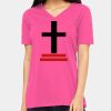Missy's Relaxed Jersey Short-Sleeve V-Neck T-Shirt Thumbnail