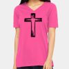 Missy's Relaxed Jersey Short-Sleeve V-Neck T-Shirt Thumbnail