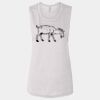 Ladies' Bella Flowy Scoop Muscle Tank Thumbnail