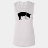 Ladies' Bella Flowy Scoop Muscle Tank Thumbnail