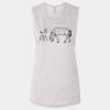 Ladies' Bella Flowy Scoop Muscle Tank Thumbnail