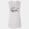 Ladies' Bella Flowy Scoop Muscle Tank Thumbnail