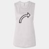 Ladies' Bella Flowy Scoop Muscle Tank Thumbnail