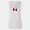 Ladies' Bella Flowy Scoop Muscle Tank Thumbnail