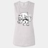Ladies' Bella Flowy Scoop Muscle Tank Thumbnail