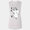 Ladies' Bella Flowy Scoop Muscle Tank Thumbnail